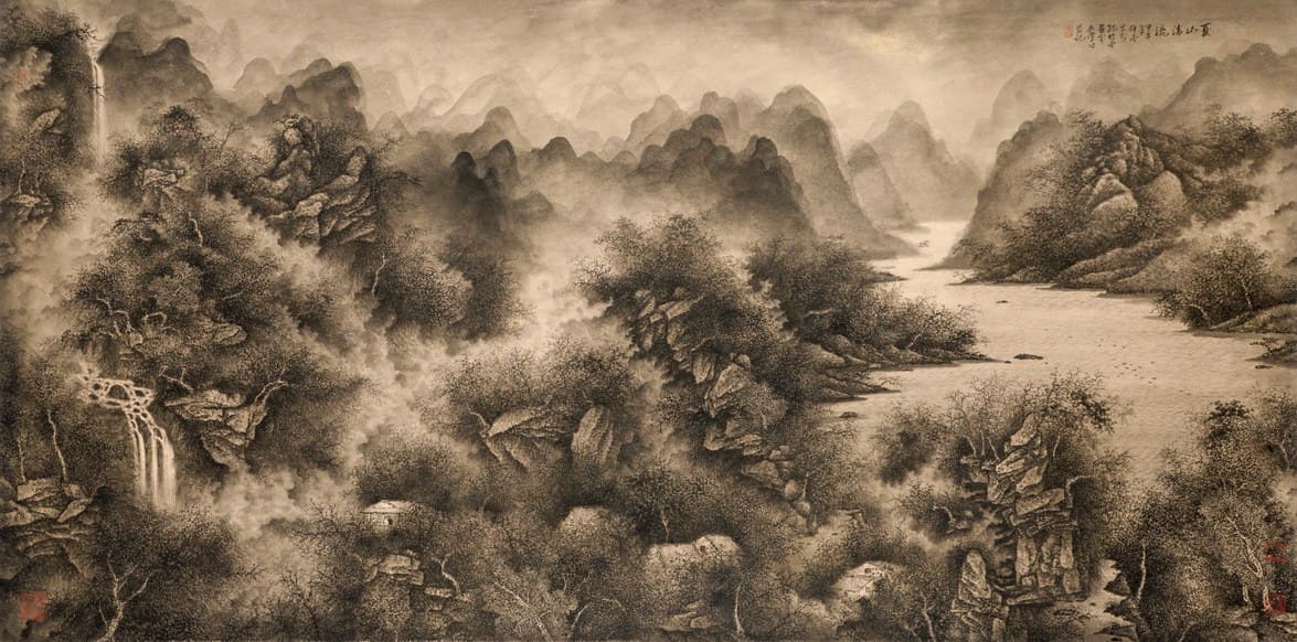 夏山清流